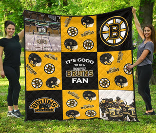 It's Good To Be A Boston Bruins Fan Quilt Shop
