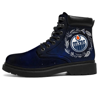 Colorful Edmonton Oilers Boots All Season