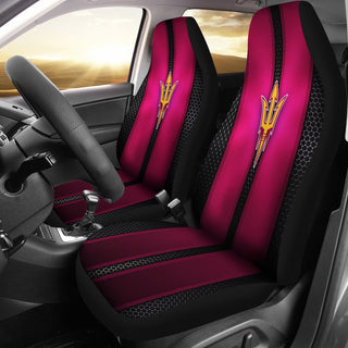 Incredible Line Pattern Arizona State Sun Devils Logo Car Seat Covers