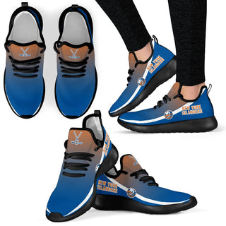 Style Top Logo New York Islanders Mesh Knit Sneakers