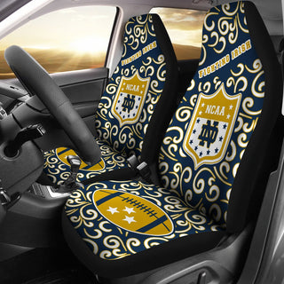 Awesome Artist SUV Notre Dame Fighting Irish Seat Covers Sets For Car