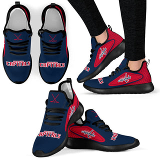 Colorful React Washington Capitals Mesh Knit Sneakers