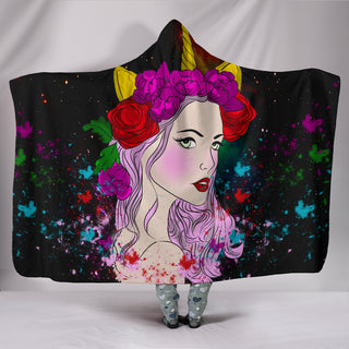 Unicorn Girl Hooded Blankets