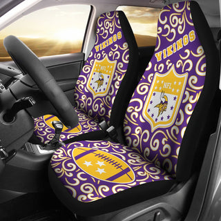 Awesome Artist SUV Minnesota Vikings Seat Covers Sets For Car