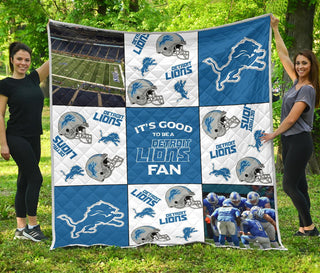 It's Good To Be A Detroit Lions Fan Quilt Shop