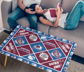 Pride Flag Colorado Avalanche Coffee Table