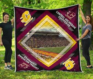 Pro Central Michigan Chippewas Stadium Quilt For Fan
