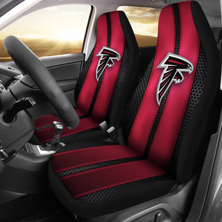 Incredible Line Pattern Atlanta Falcons Logo Car Seat Covers