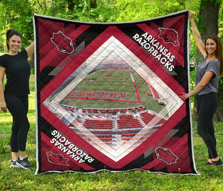 Pro Arkansas Razorbacks Stadium Quilt For Fan