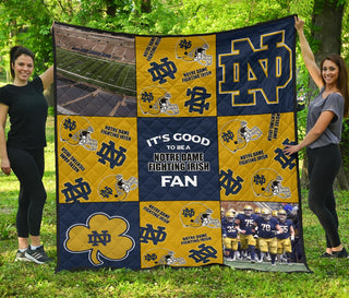 It's Good To Be A Notre Dame Fighting Irish Fan Quilt Shop