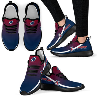 Style Top Logo Arizona Wildcats Mesh Knit Sneakers