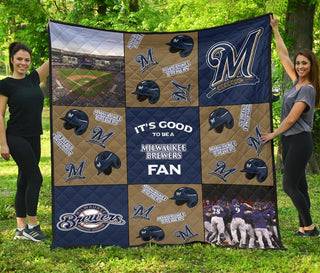 It's Good To Be A Milwaukee Brewers Fan Quilt Shop