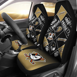 Pride Flag of Pro Anaheim Ducks Car Seat Covers