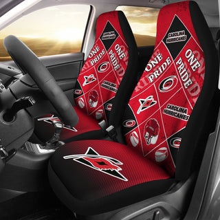 Pride Flag of Pro Carolina Hurricanes Car Seat Covers