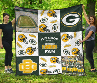 It's Good To Be A Green Bay Packers Fan Quilt Shop