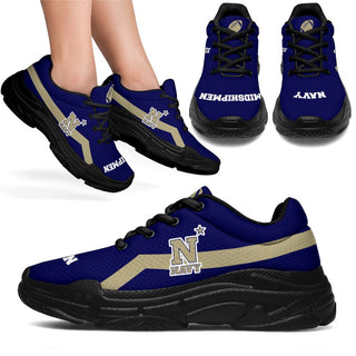 Edition Chunky Sneakers With Pro Navy Midshipmen Shoes