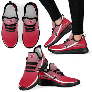 Style Top Logo Atlanta Falcons Mesh Knit Sneakers