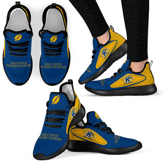 Colorful React Kent State Golden Flashes Mesh Knit Sneakers