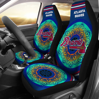 Magical And Vibrant Atlanta Braves Car Seat Covers