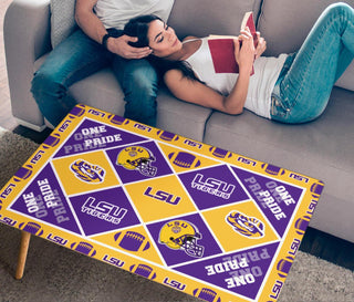 Pride Flag LSU Tigers Coffee Table