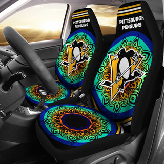 Magical And Vibrant Pittsburgh Penguins Car Seat Covers