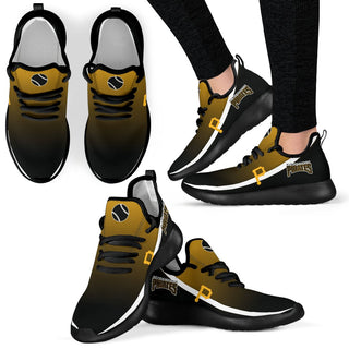Style Top Logo Pittsburgh Pirates Mesh Knit Sneakers