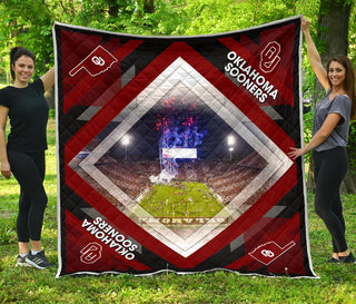 Pro Oklahoma Sooners Stadium Quilt For Fan