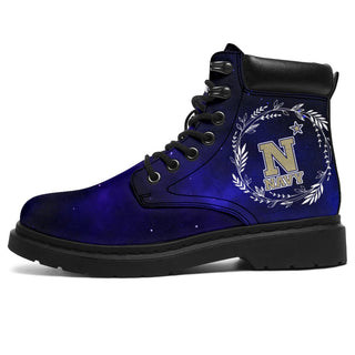 Colorful Navy Midshipmen Boots All Season