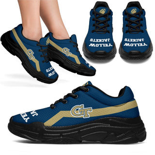 Edition Chunky Sneakers With Pro Georgia Tech Yellow Jackets Shoes
