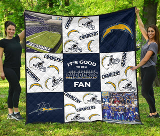 It's Good To Be A Los Angeles Chargers Fan Quilt Shop