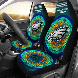 Magical And Vibrant Philadelphia Eagles Car Seat Covers