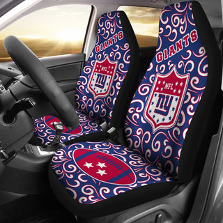 Awesome Artist SUV New York Giants Seat Covers Sets For Car