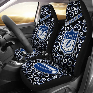 Awesome Artist SUV Tampa Bay Lightning Seat Covers Sets For Car