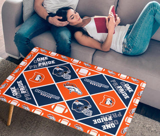 Pride Flag Denver Broncos Coffee Table