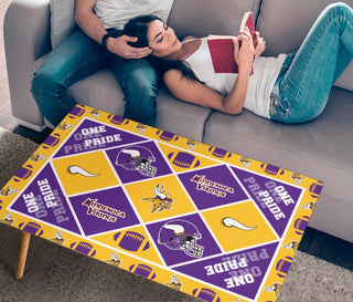 Pride Flag Minnesota Vikings Coffee Table