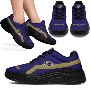 Edition Chunky Sneakers With Pro Baltimore Ravens Shoes