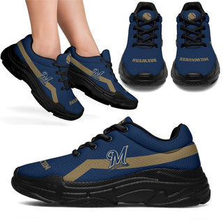 Edition Chunky Sneakers With Pro Milwaukee Brewers Shoes