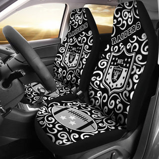 Awesome Artist SUV Oakland Raiders Seat Covers Sets For Car