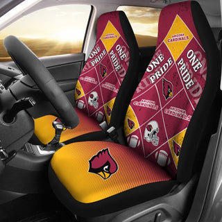 Pride Flag of Pro Arizona Cardinals Car Seat Covers