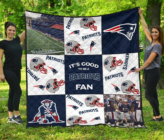 It's Good To Be A New England Patriots Fan Quilt Shop
