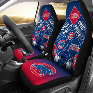 Pride Flag of Pro Chicago Cubs Car Seat Covers