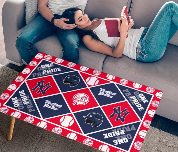 Pride Flag New York Yankees Coffee Table Vota Color