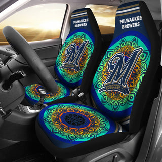 Magical And Vibrant Milwaukee Brewers Car Seat Covers