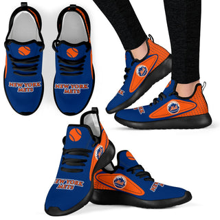 Colorful React New York Mets Mesh Knit Sneakers