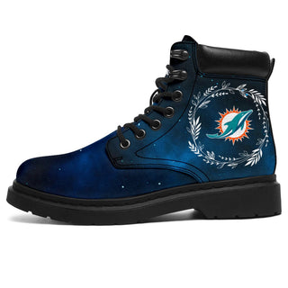 Colorful Miami Dolphins Boots All Season