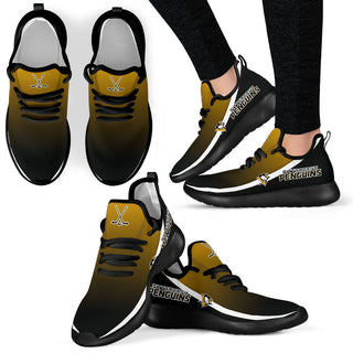 Style Top Logo Pittsburgh Penguins Mesh Knit Sneakers