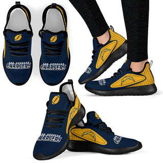 Colorful React Los Angeles Chargers Mesh Knit Sneakers