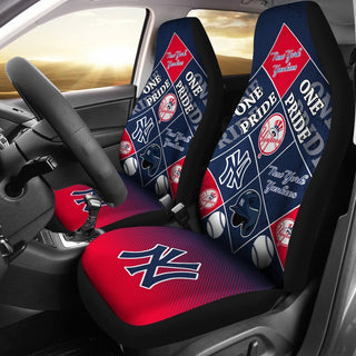 Pride Flag of Pro New York Yankees Car Seat Covers