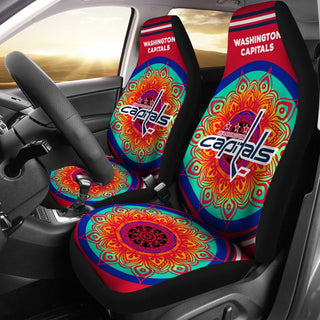 Magical And Vibrant Washington Capitals Car Seat Covers