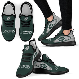 Colorful React New York Jets Mesh Knit Sneakers